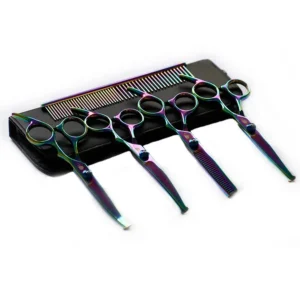 Set 4 tijeras Teflón 6″ + Oveja Negra