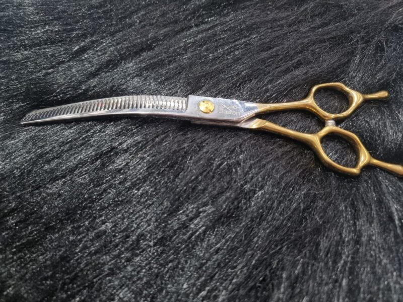 Tijera curva + pulir 7,5'' - Acero 440