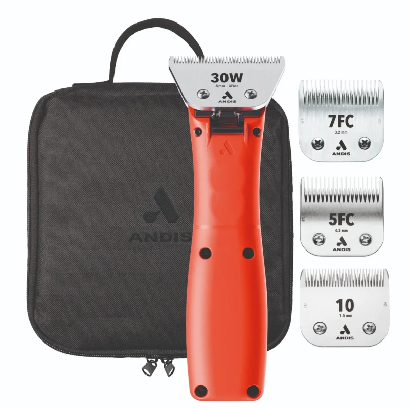 Peladora Andis eMERGE Orange + cuchillas 30w, 10, 7FC, 5FC
