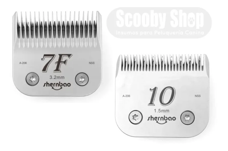 Combo cuchillas Shernbao 10 y 7F